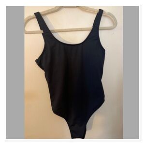NWT Victoria Secret Pink classic swimsuit black size small